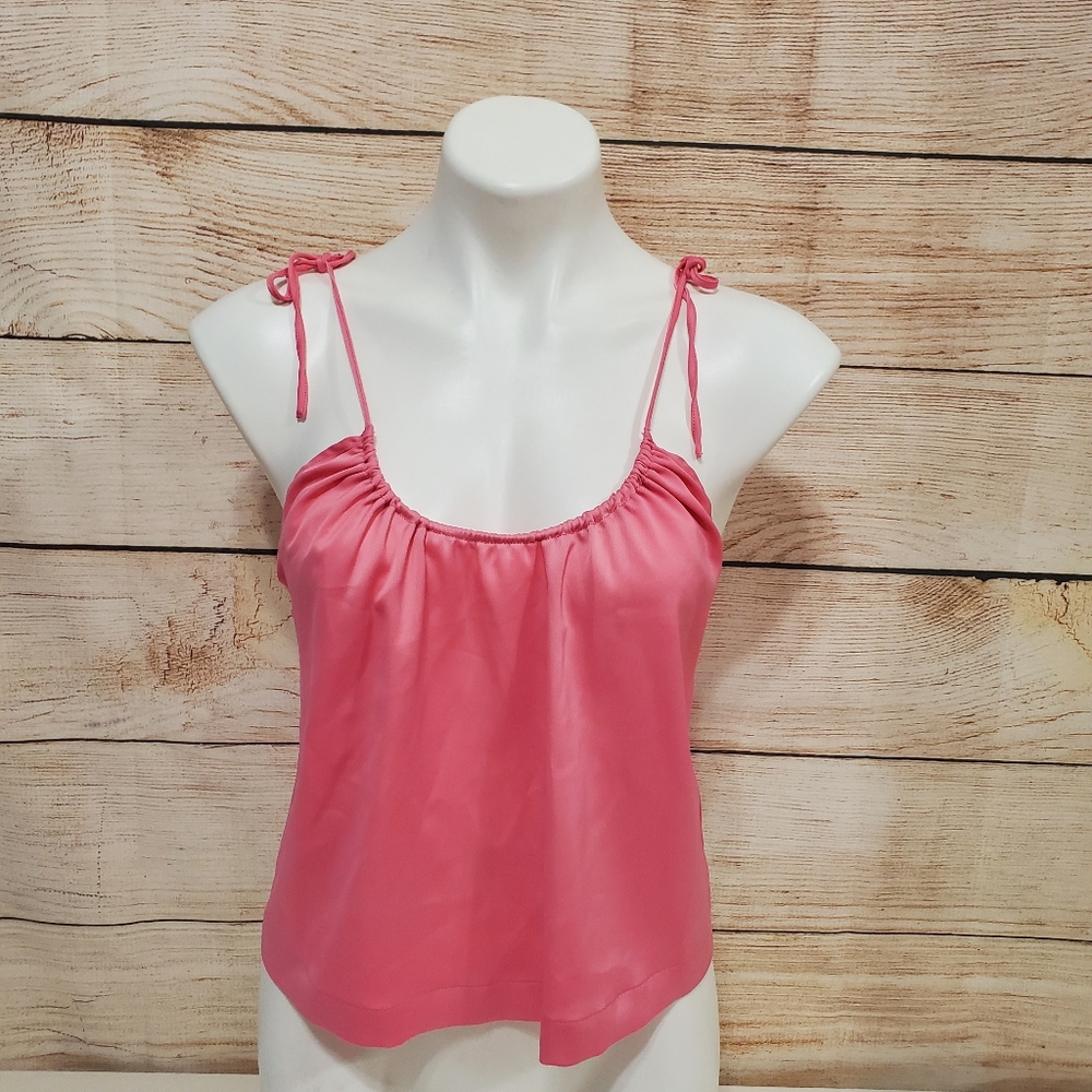 💟 Urban Outfitters Barbie Pink Tie Tank Small